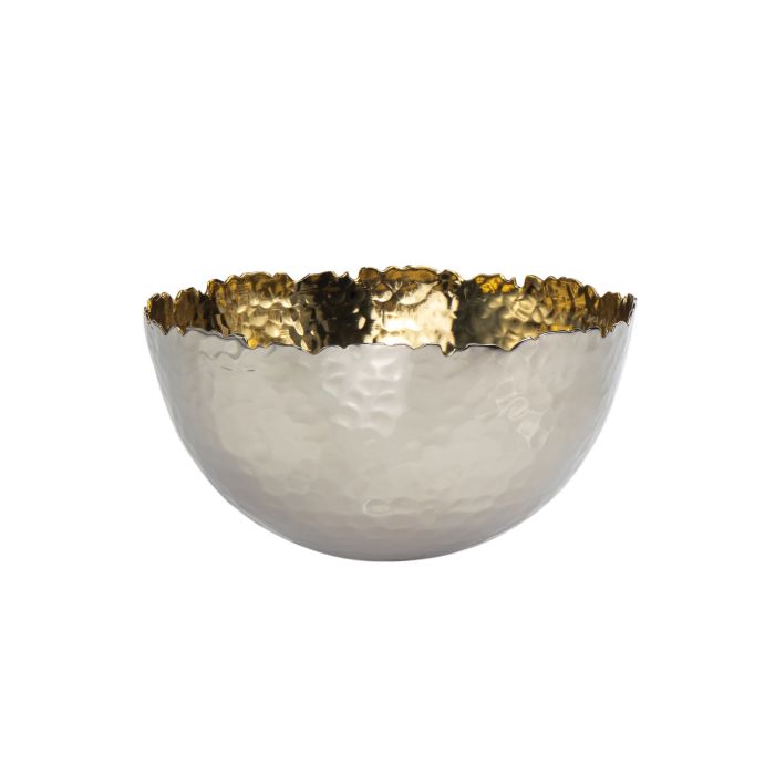 6.5 Nickel Gold Fruit Bowl