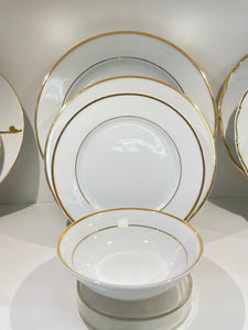 Kadra gold china set of 4 place settings